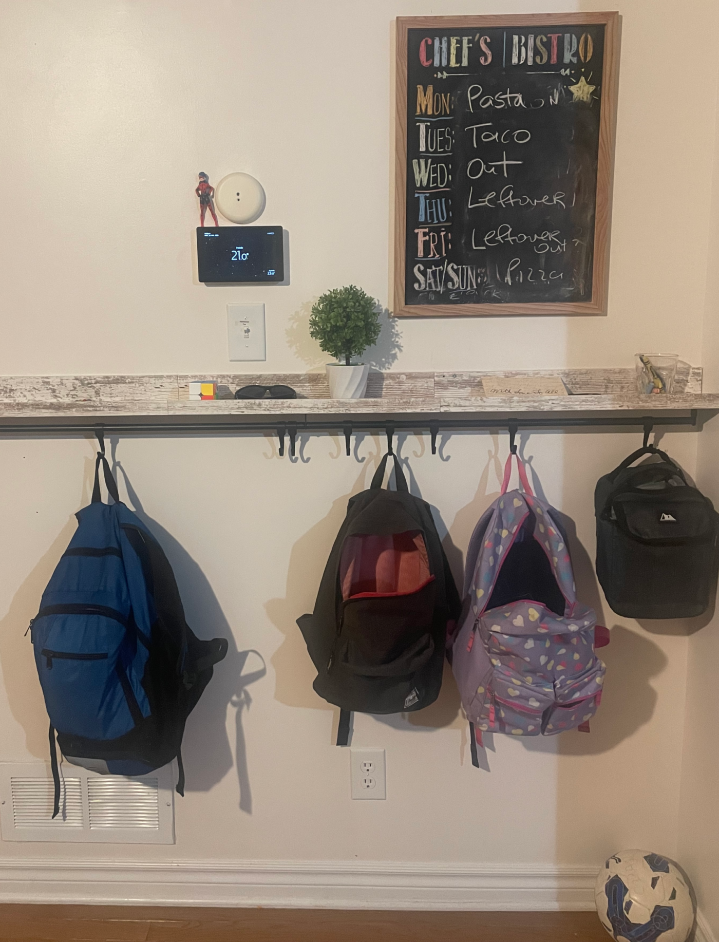 When the kids return.